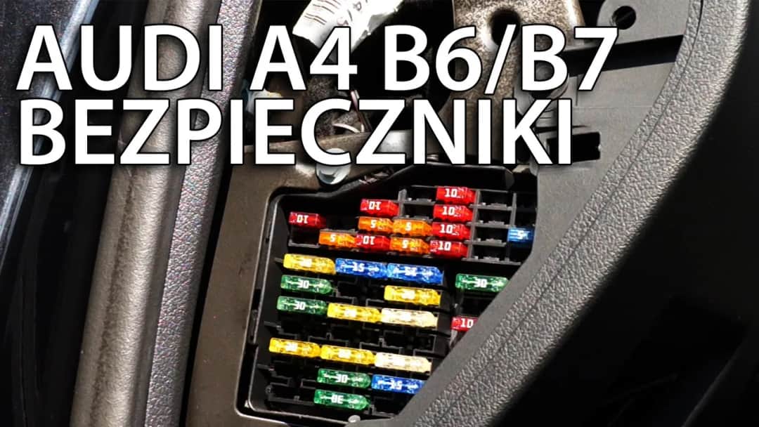 Gdzie są bezpieczniki w Audi A4 B7? Prosty sposób na dostęp